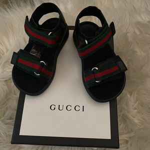 Toddler Girl Authentic Gucci Sandals Size 21 Us 5